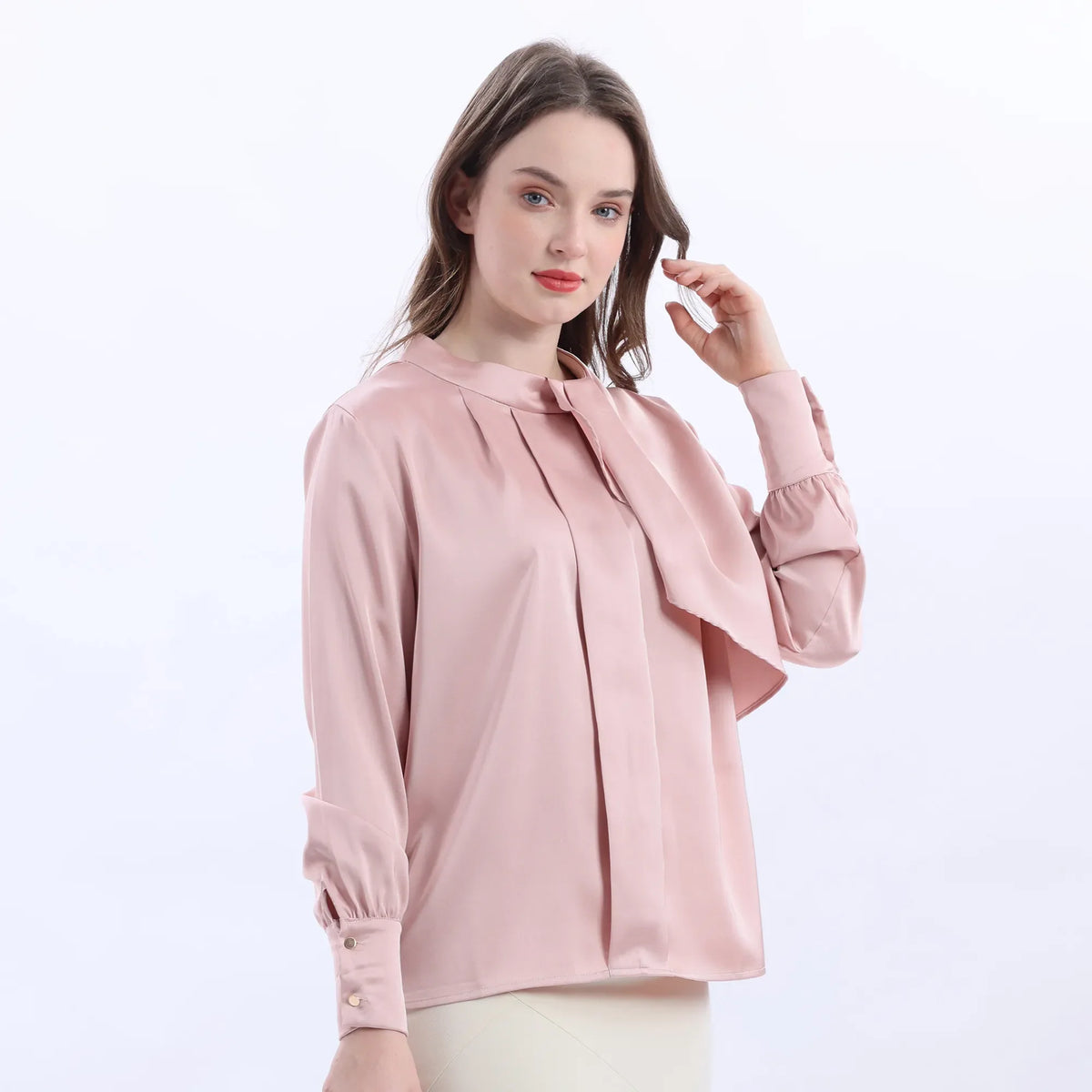 Plain Classic Blouse For Women Image