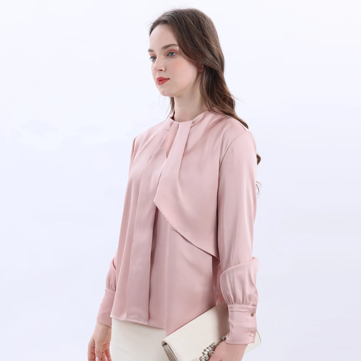 Plain Classic Blouse For Women Image