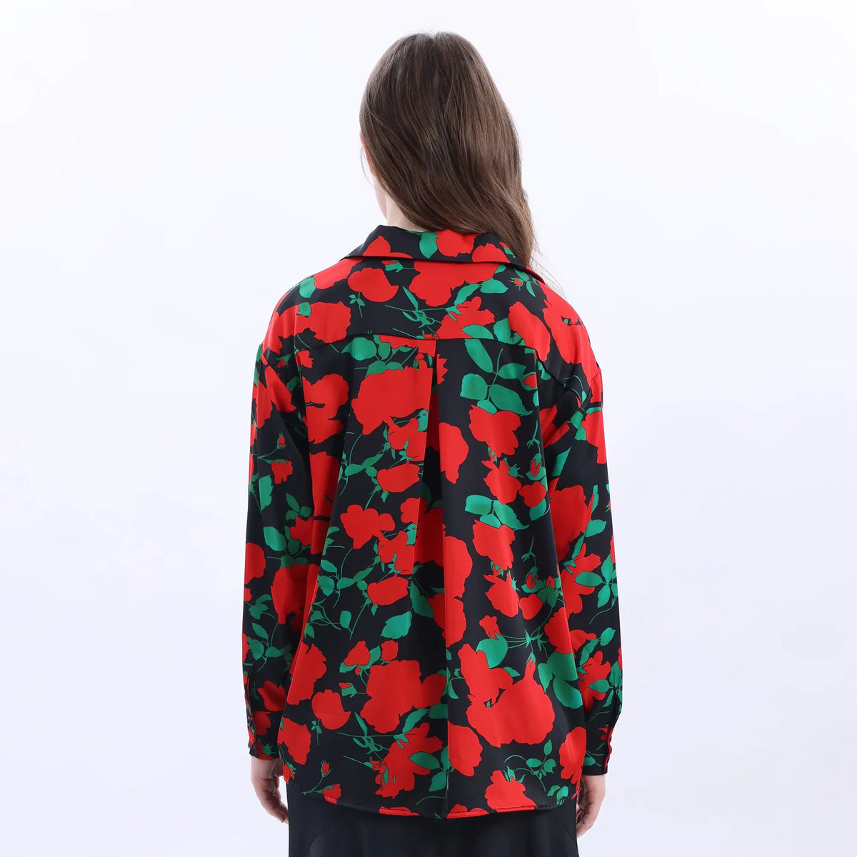 Floral Classic Shirt For Women