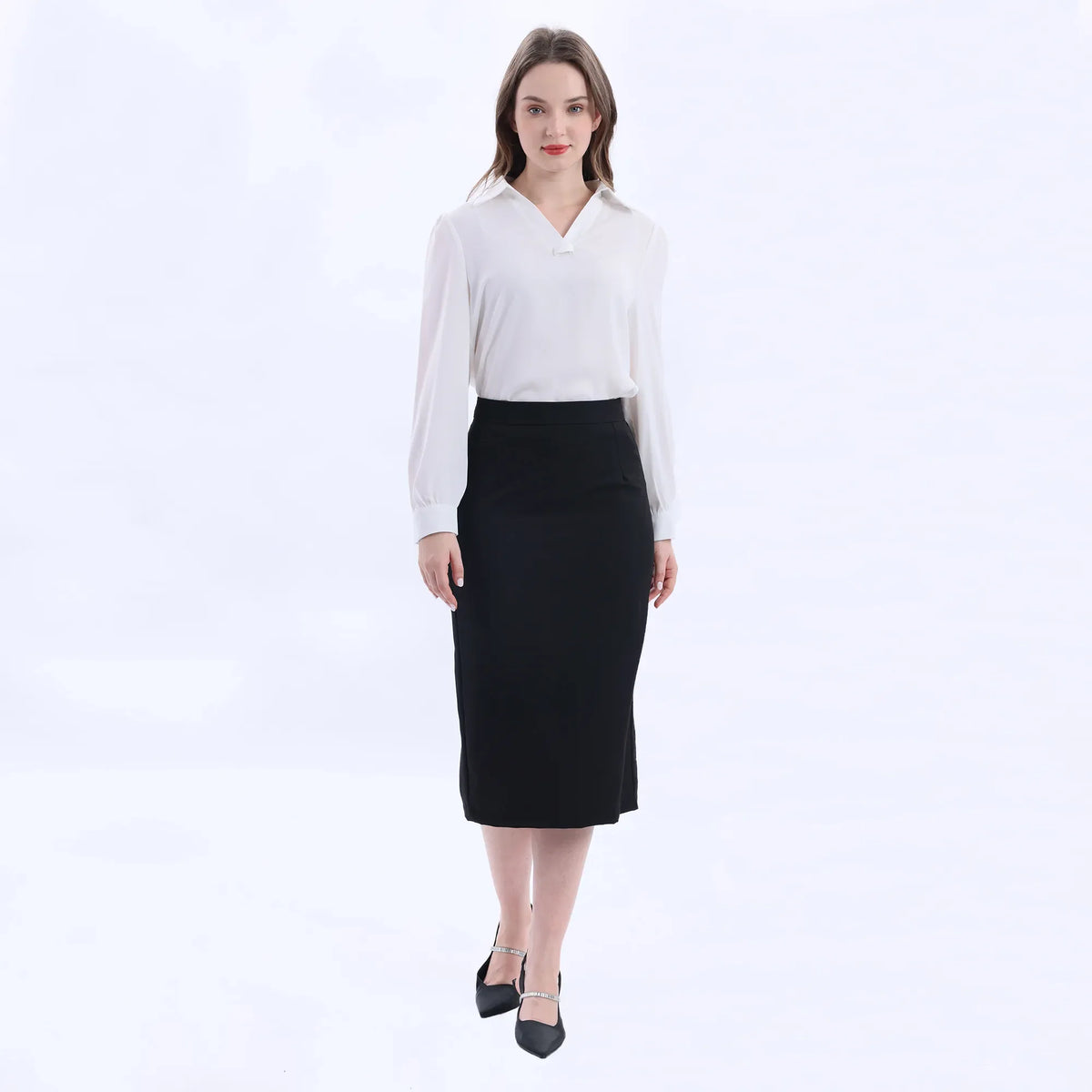 Wrap Classic Skirt For Women Image