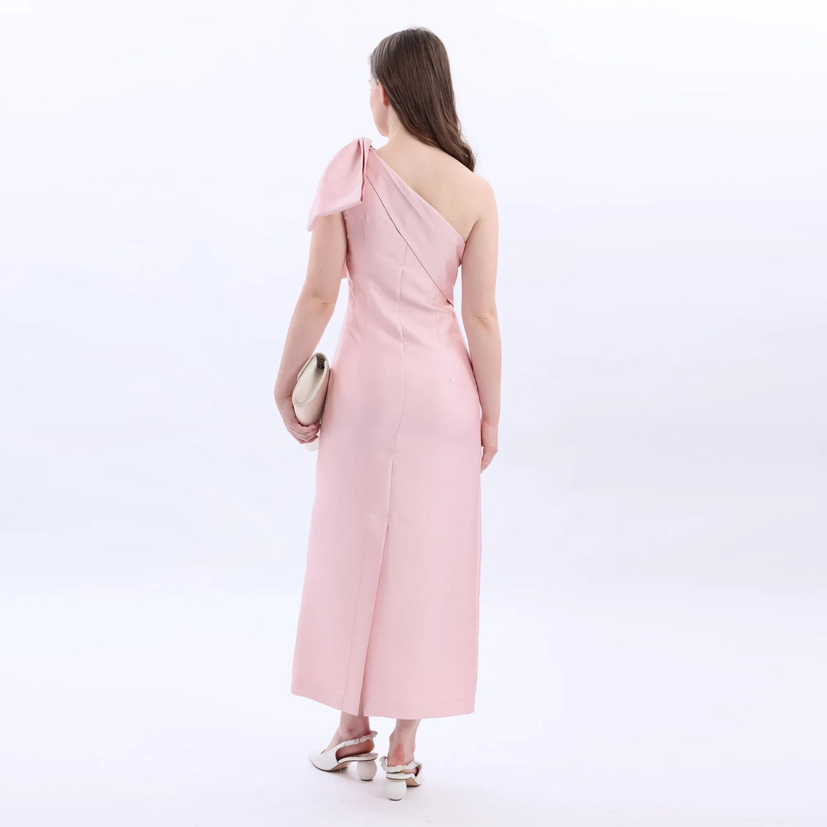 Pink Elegant Evening Dress For Women