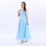 Sky Blue Evening Dress For Women Image