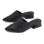 Black Flat Shoes For Women Image