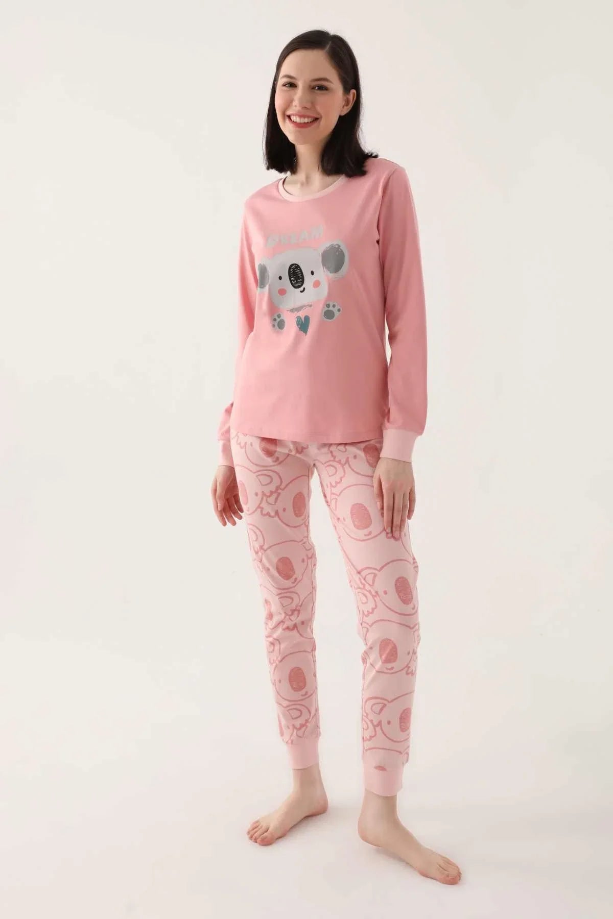 Dream Teddy Bear Pajama Set For Women