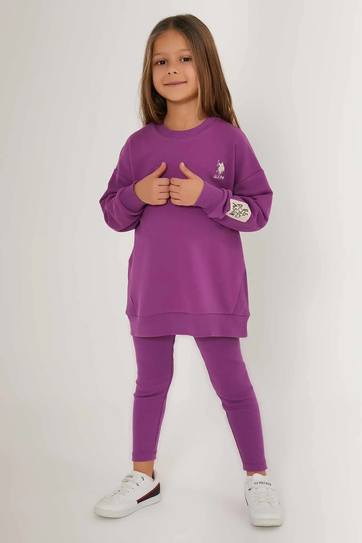 Purple Pajama Set For Girls