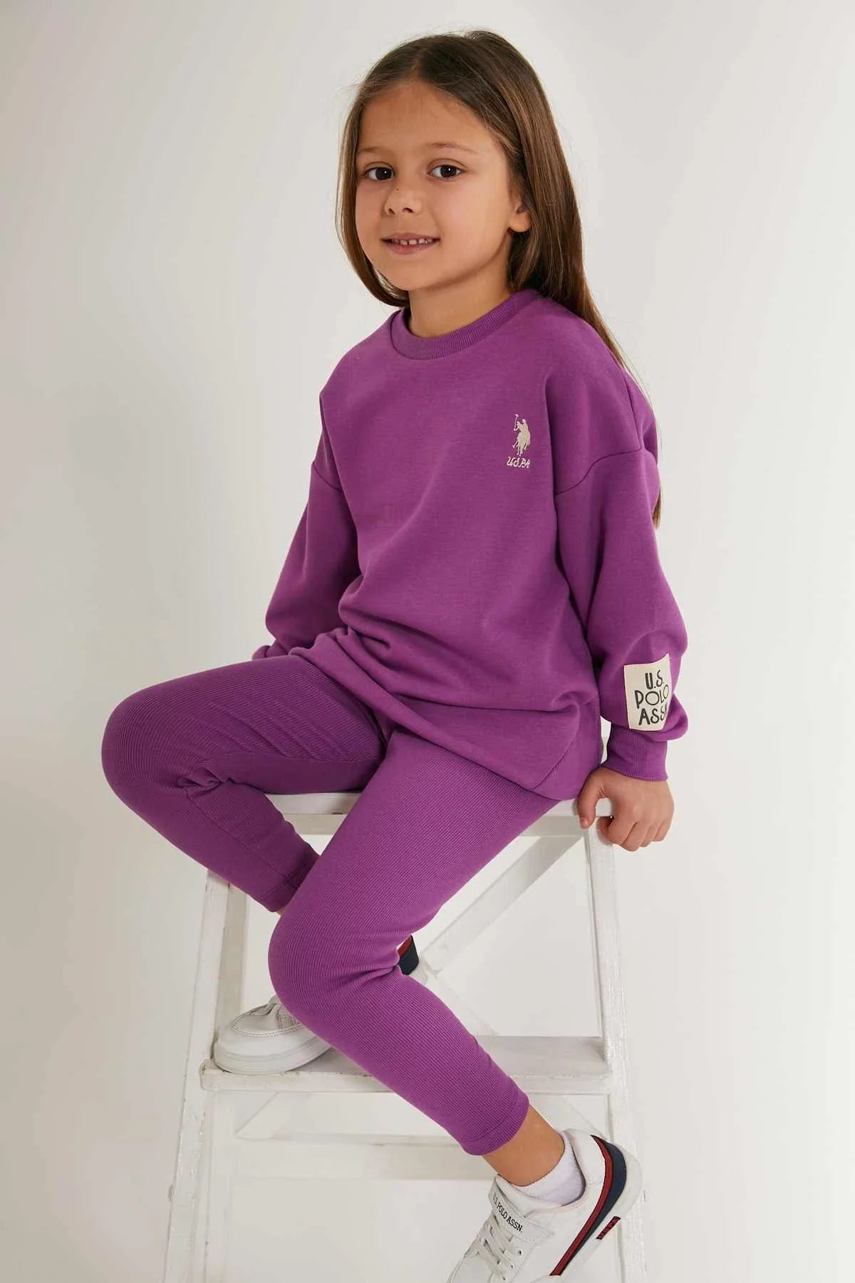 Purple Pajama Set For Girls