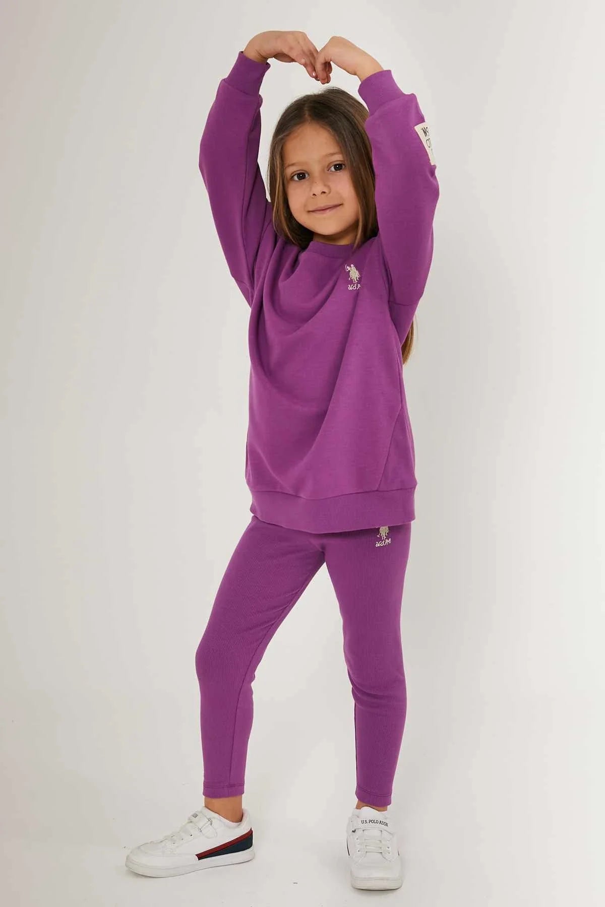 Purple Pajama Set For Girls