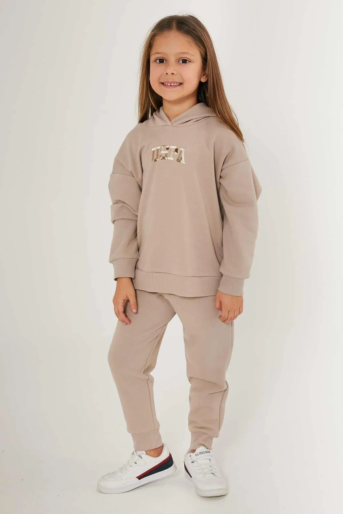 Khaki Pajama Set For Girls