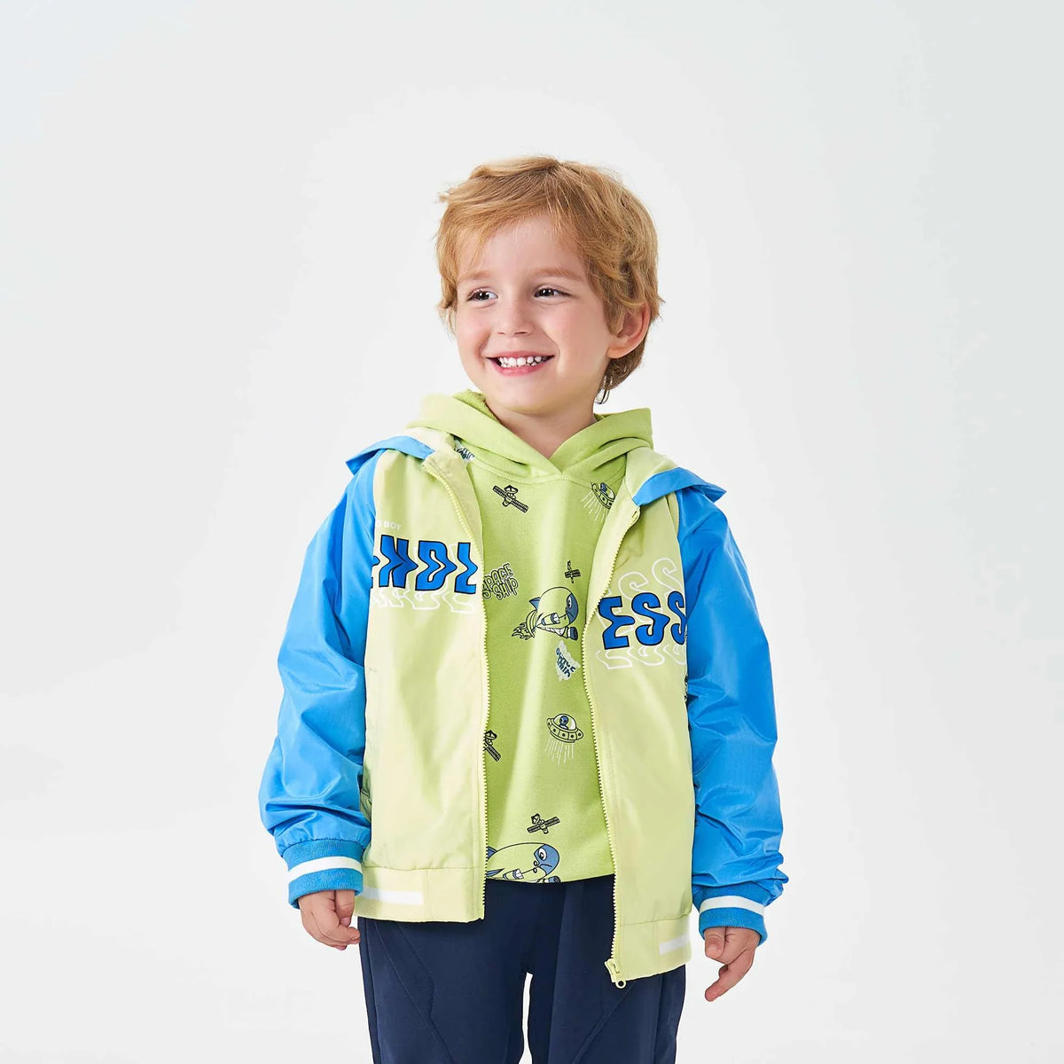 printed fashion jacket for boys image