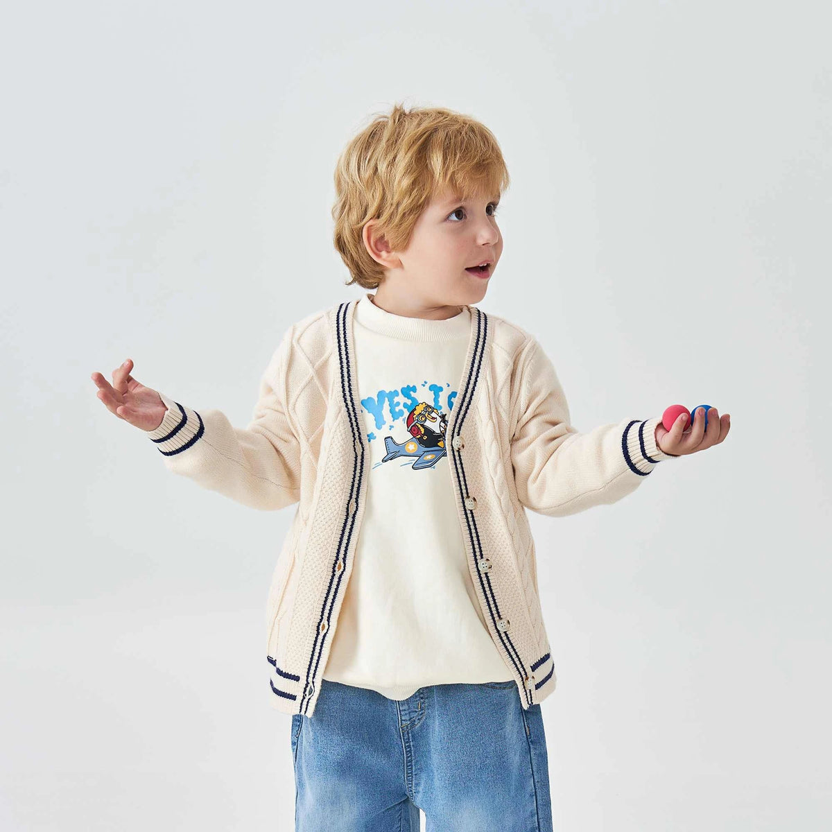 jacquard fashion jacket for boys image