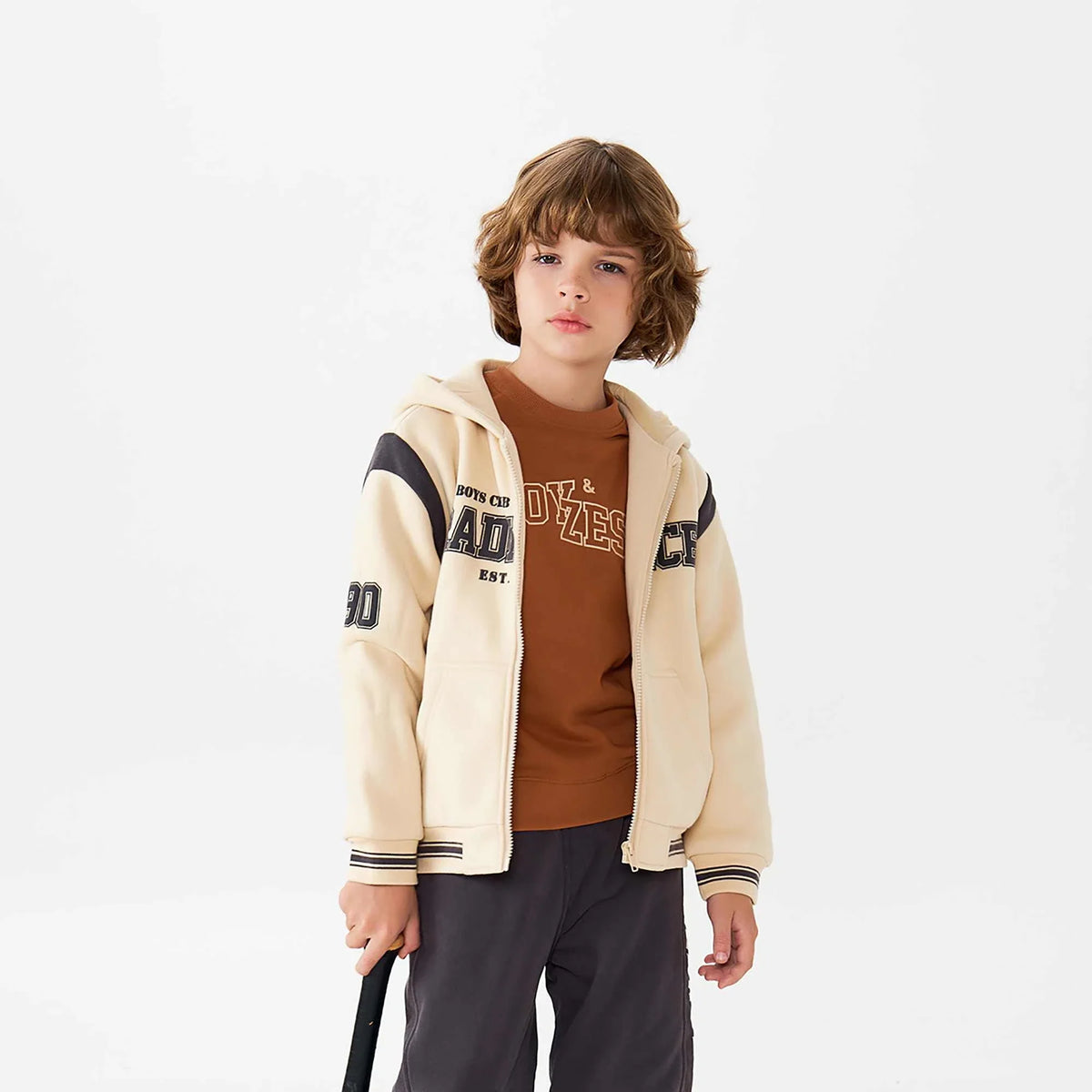 printed fashion jacket for boys image