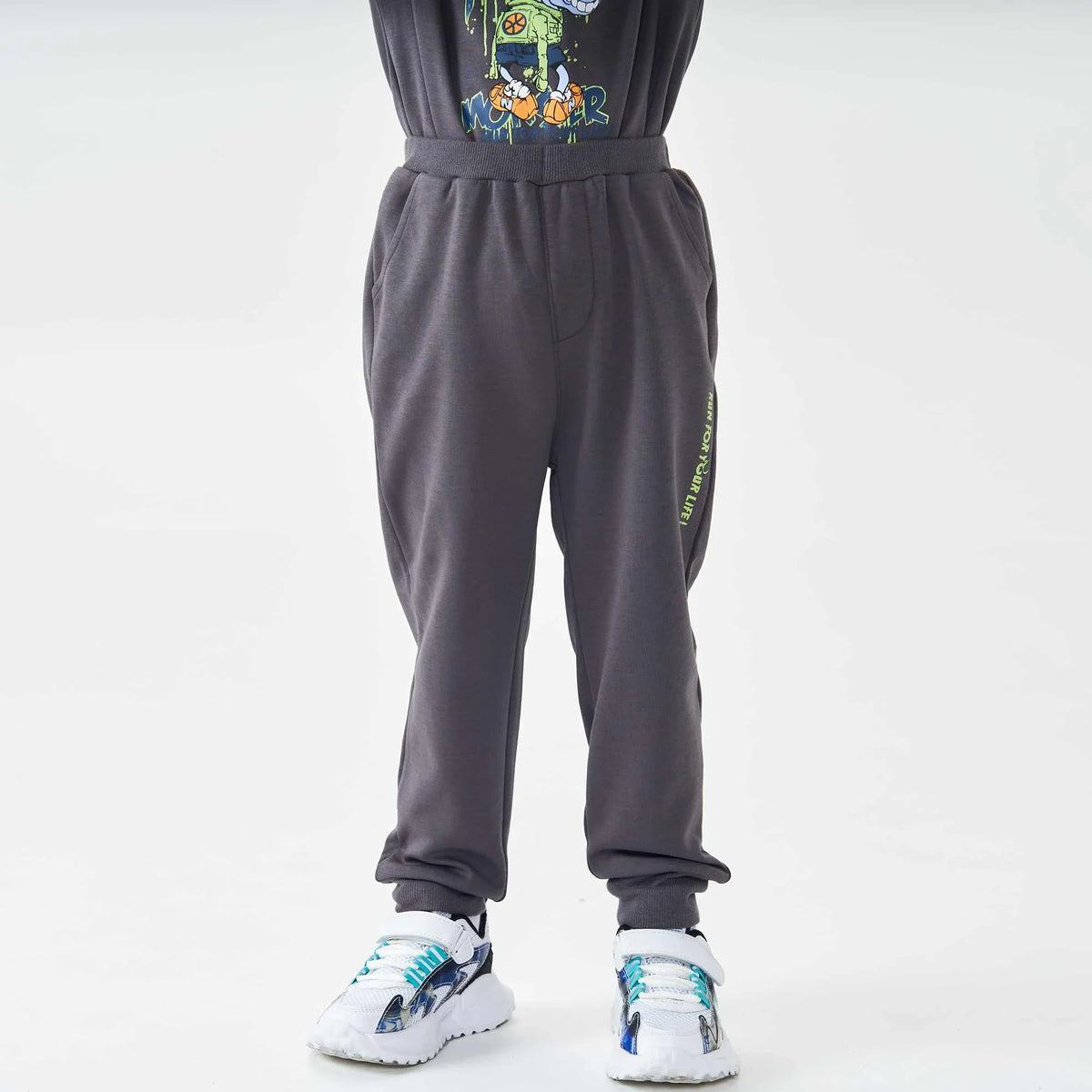 ankle tied fashion pants for boys image