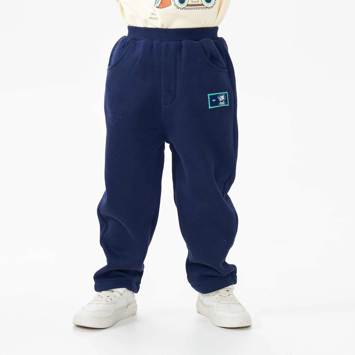 Basic Fashion Pants For Boys 90 | 24M Navy 90 | 24M,53,41.5,36,67 Image