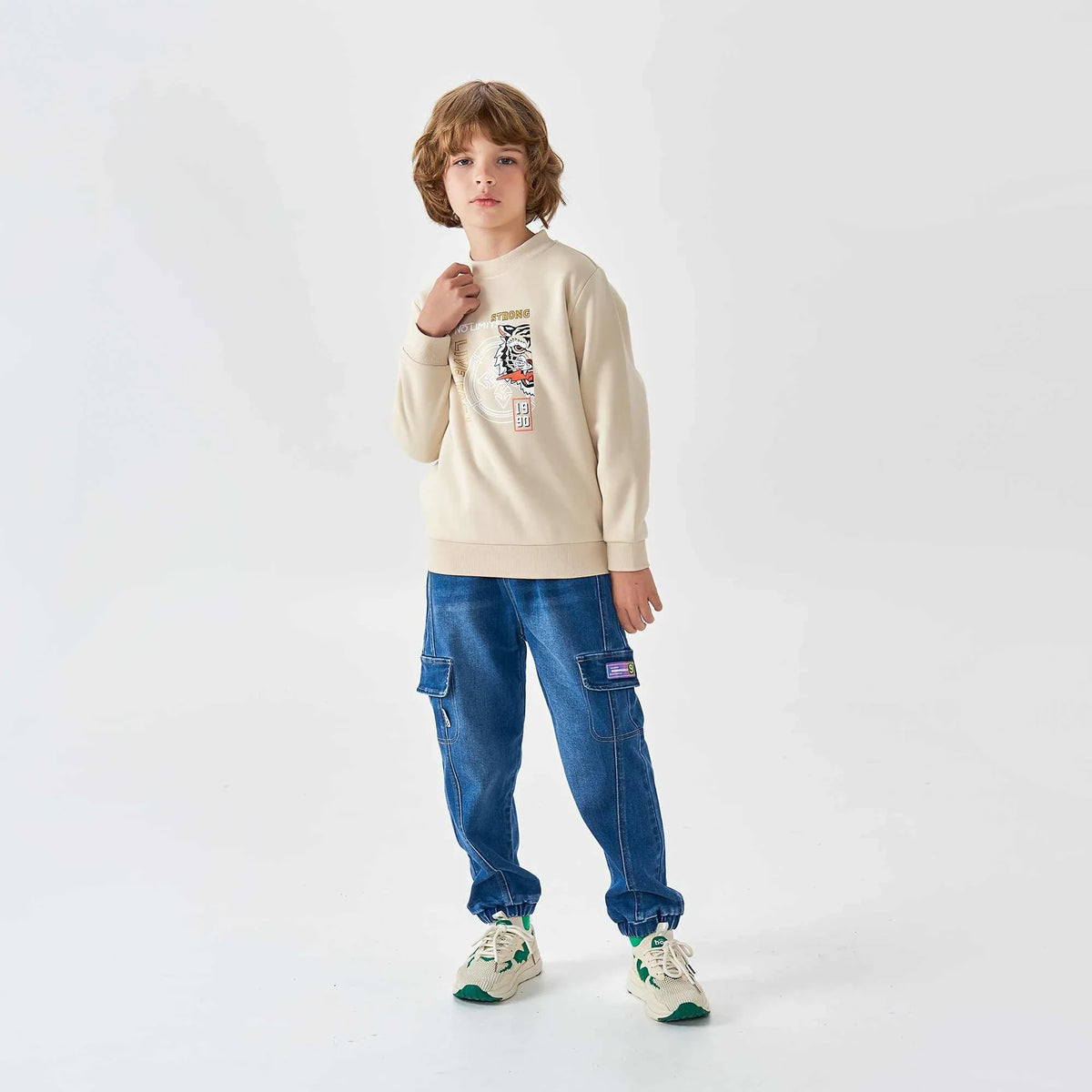 Ankle-Tied Fashion Pants For Boys