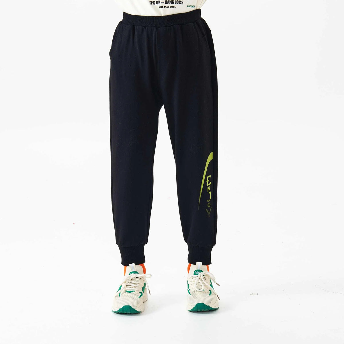 ankle tied fashion pants for boys image