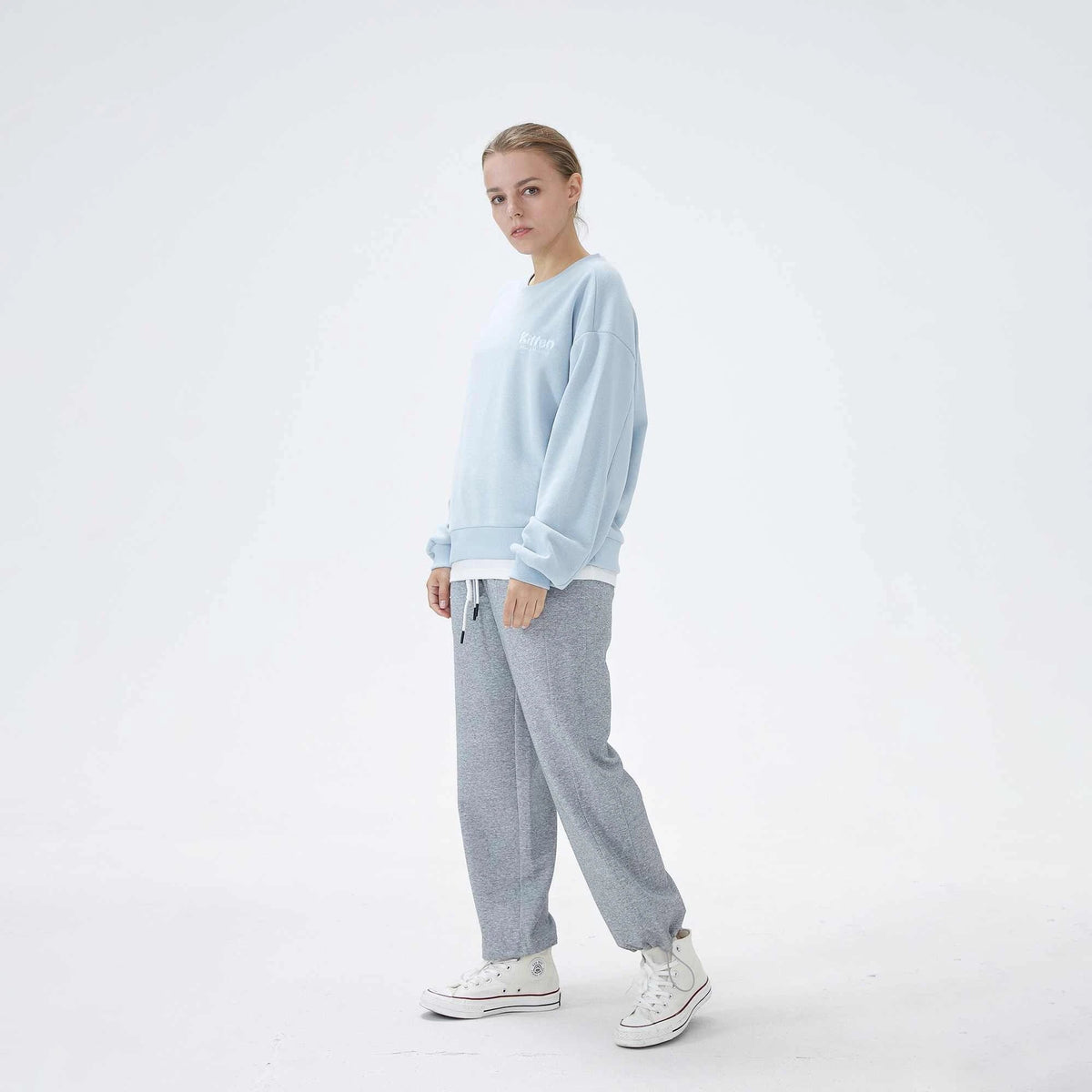 ankle tied casual pants for women image