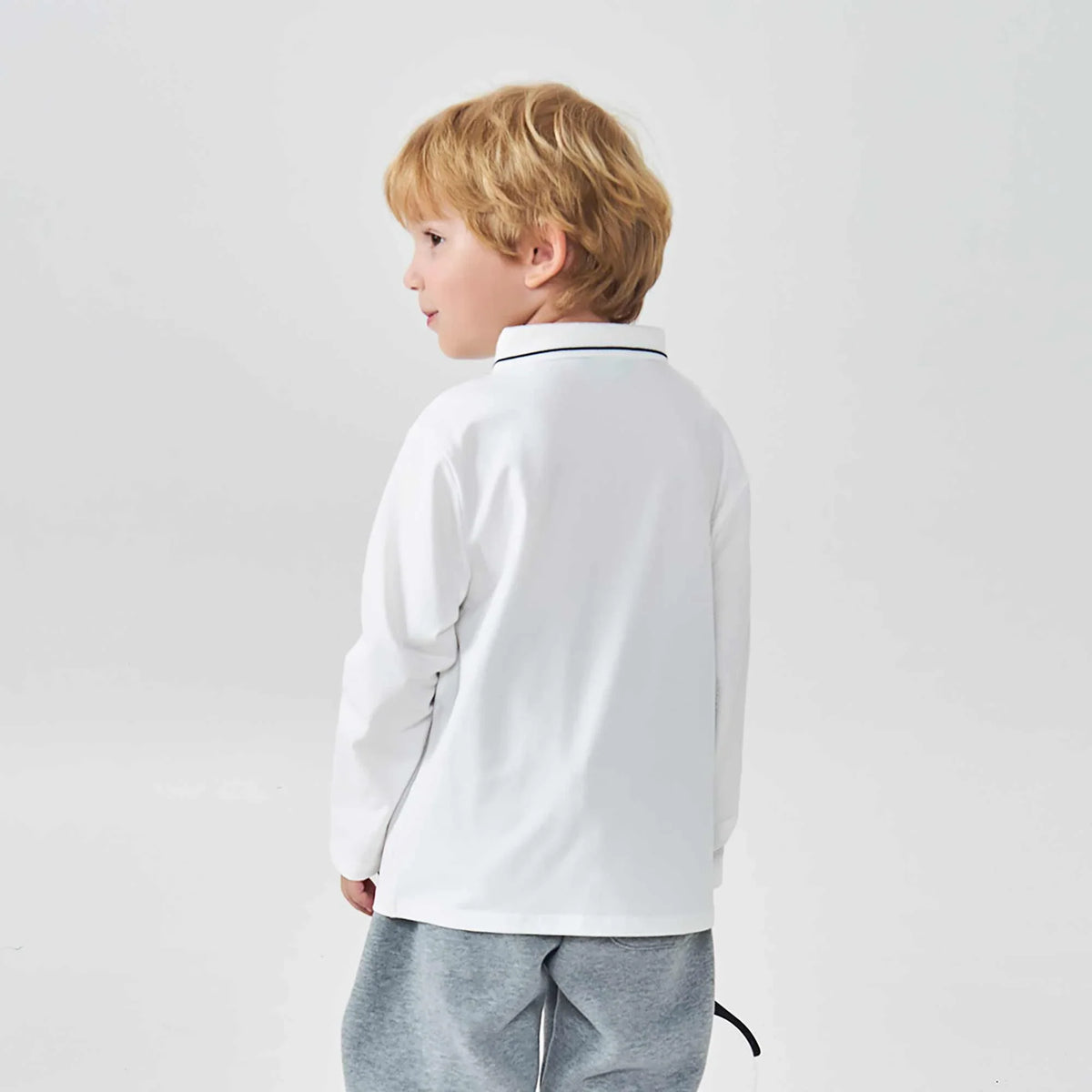 Plain Fashion Polo Shirt For Boys