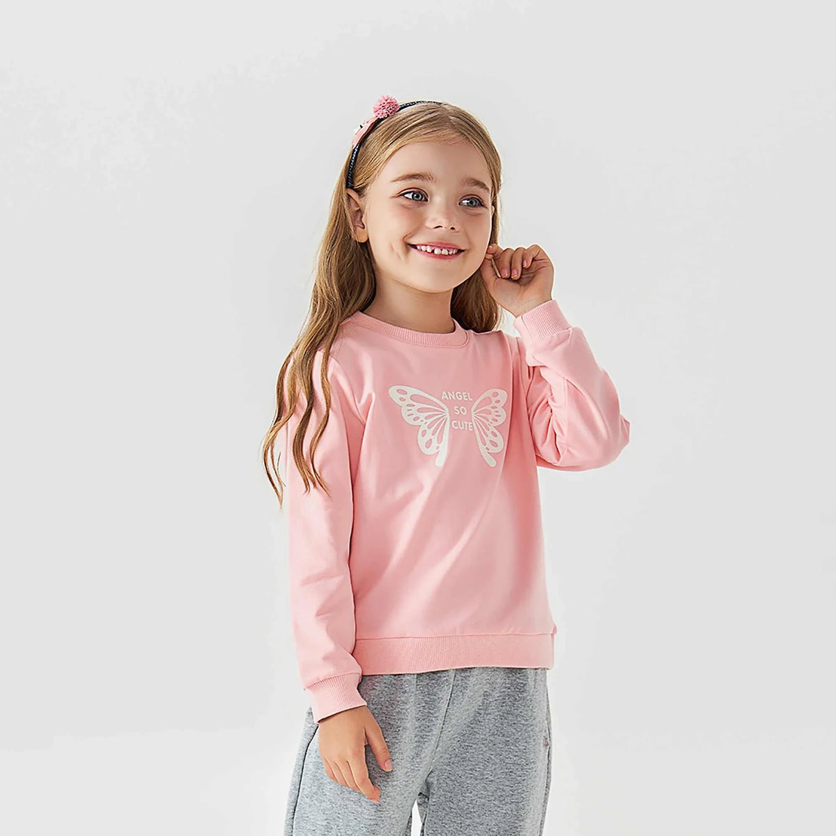 Printed Fashion Pullover For Girls