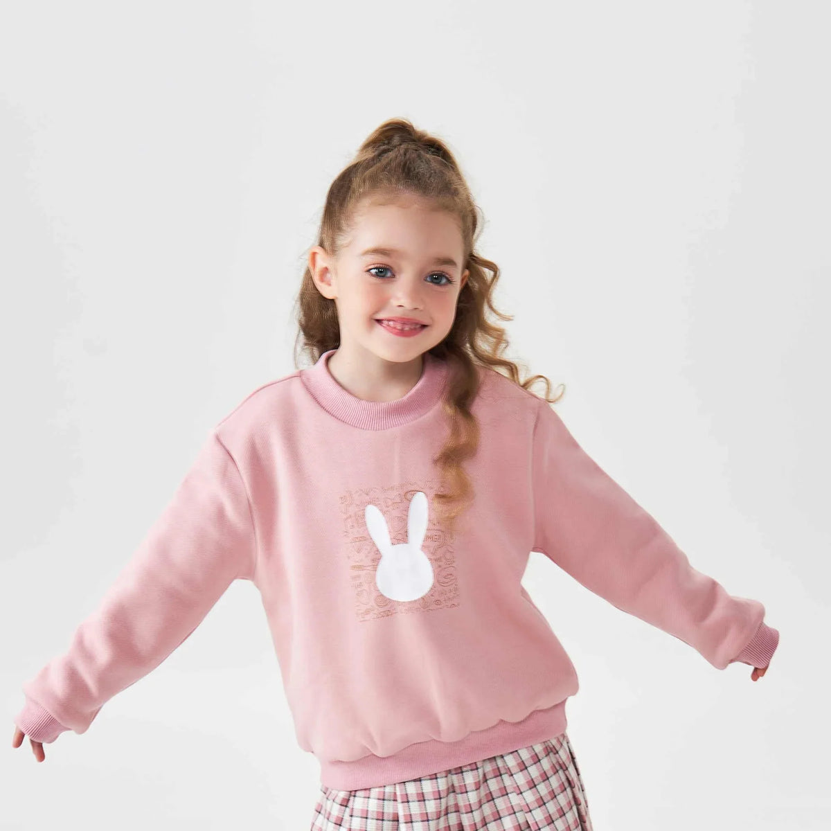 printed fashion pullover for girls image