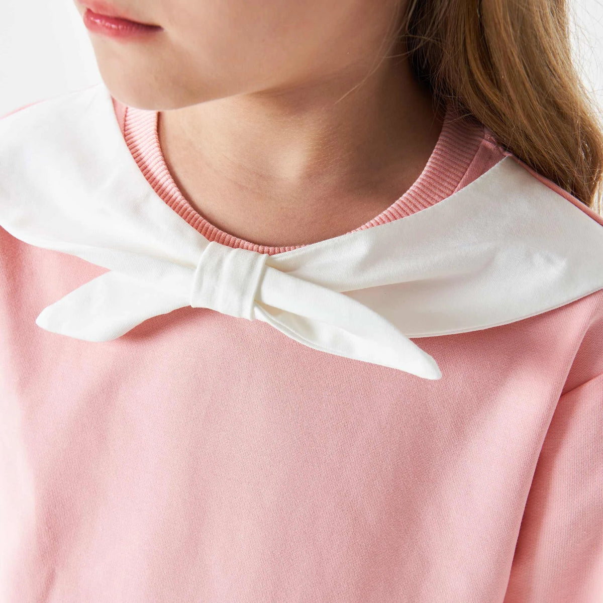 Color-Blocked Fashion Pullover For Girls