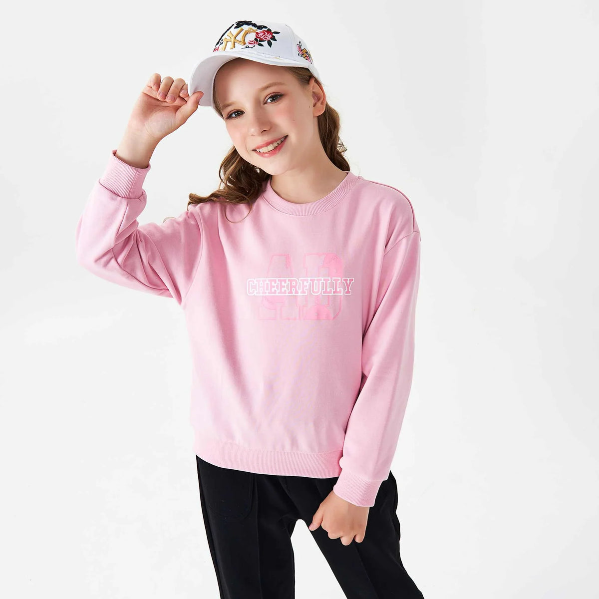 Printed Fashion Pullover For Girls