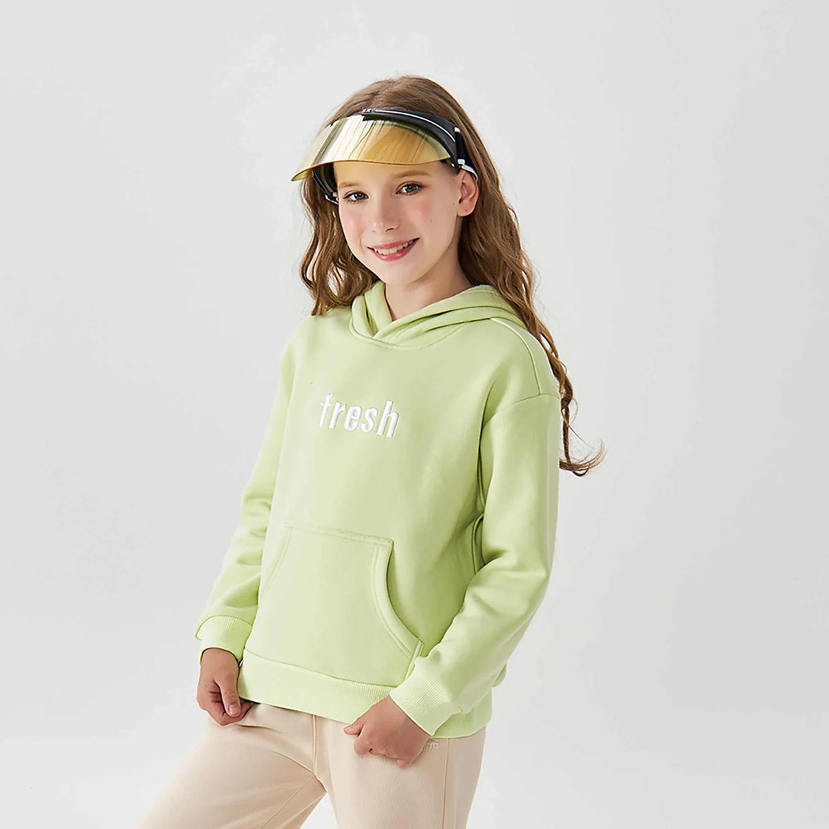 embroidery fashion pullover for girls image