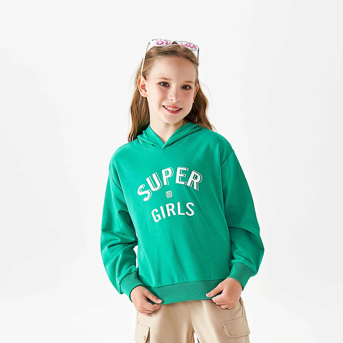 printed fashion pullover for girls image