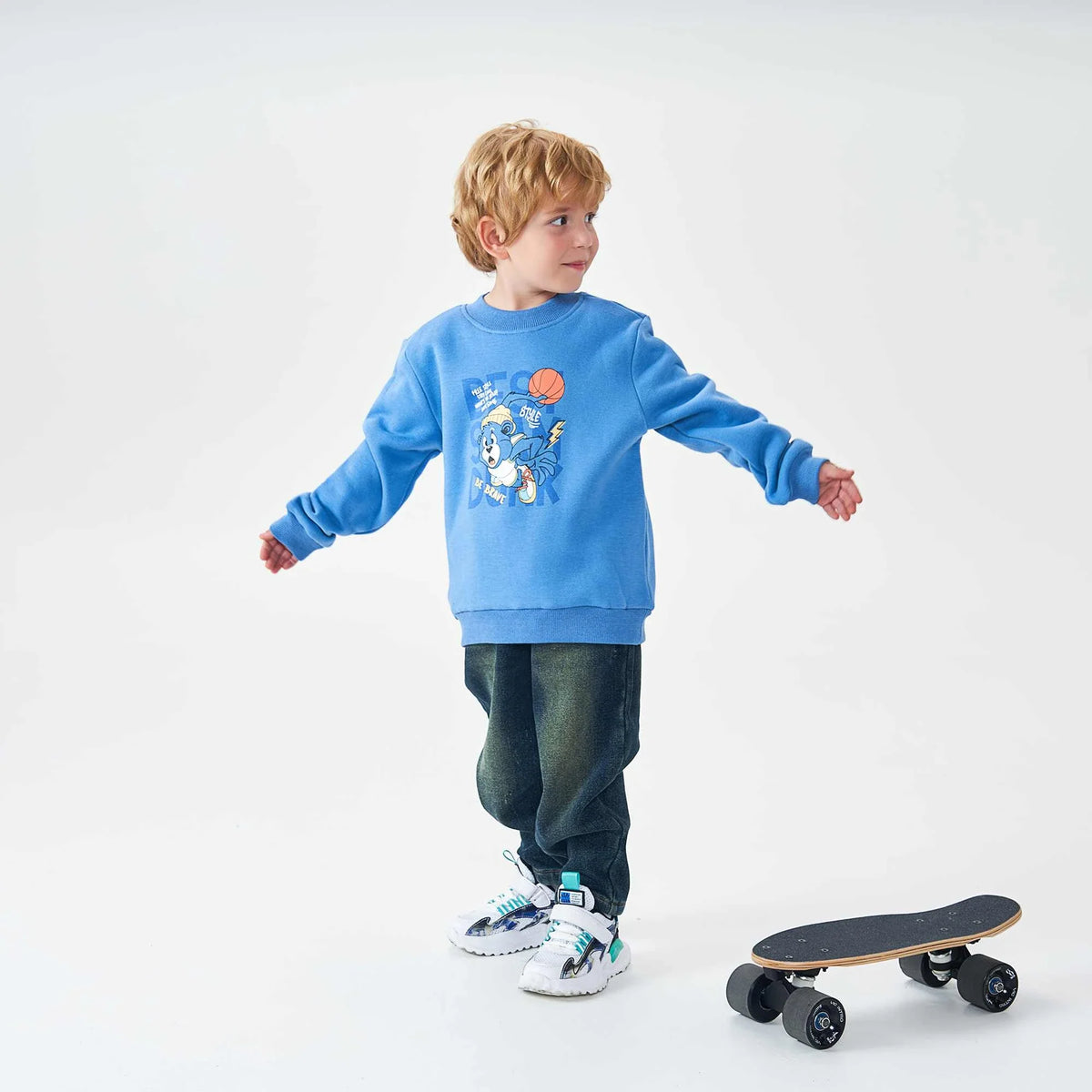 printed fashion pullover for boys image