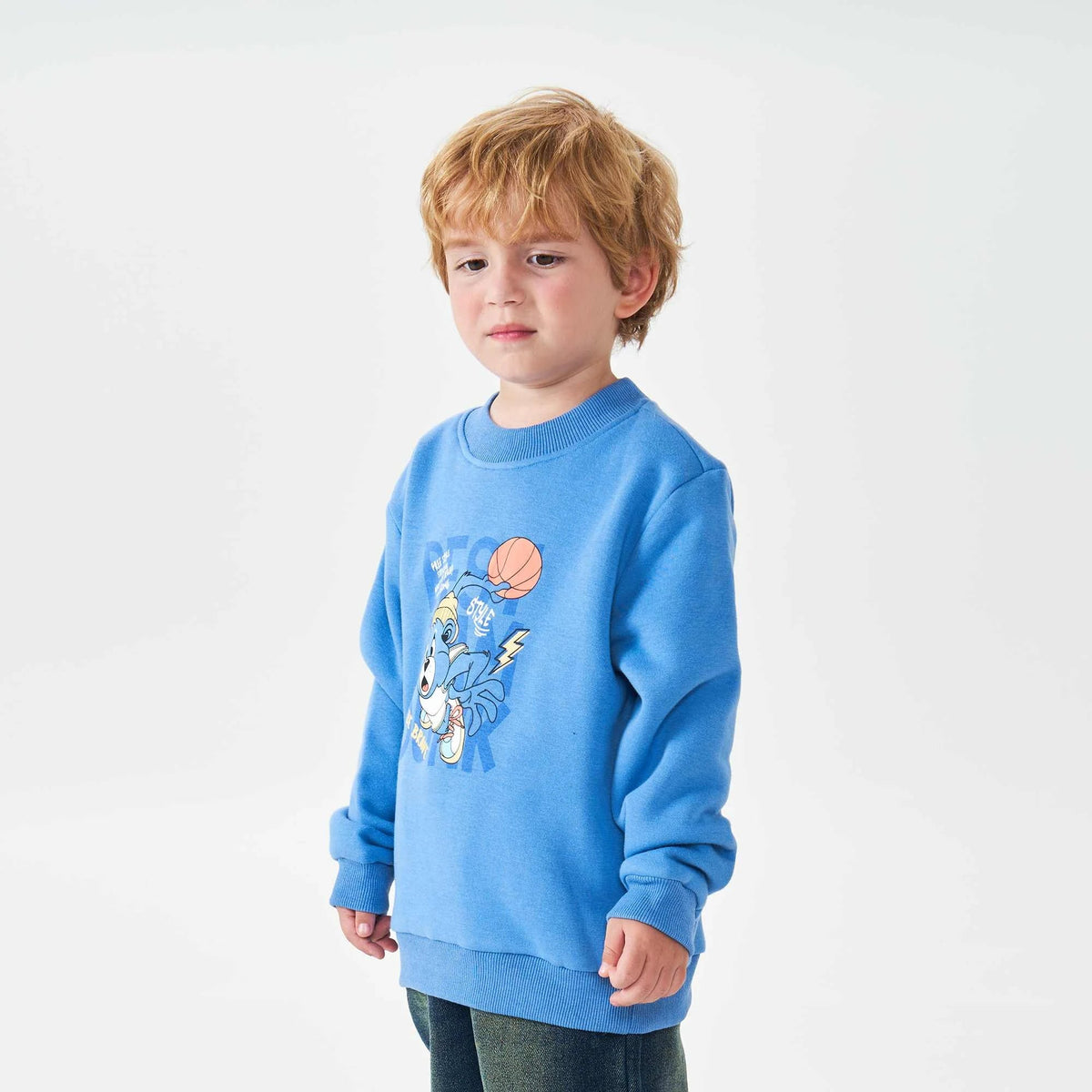 printed fashion pullover for boys image