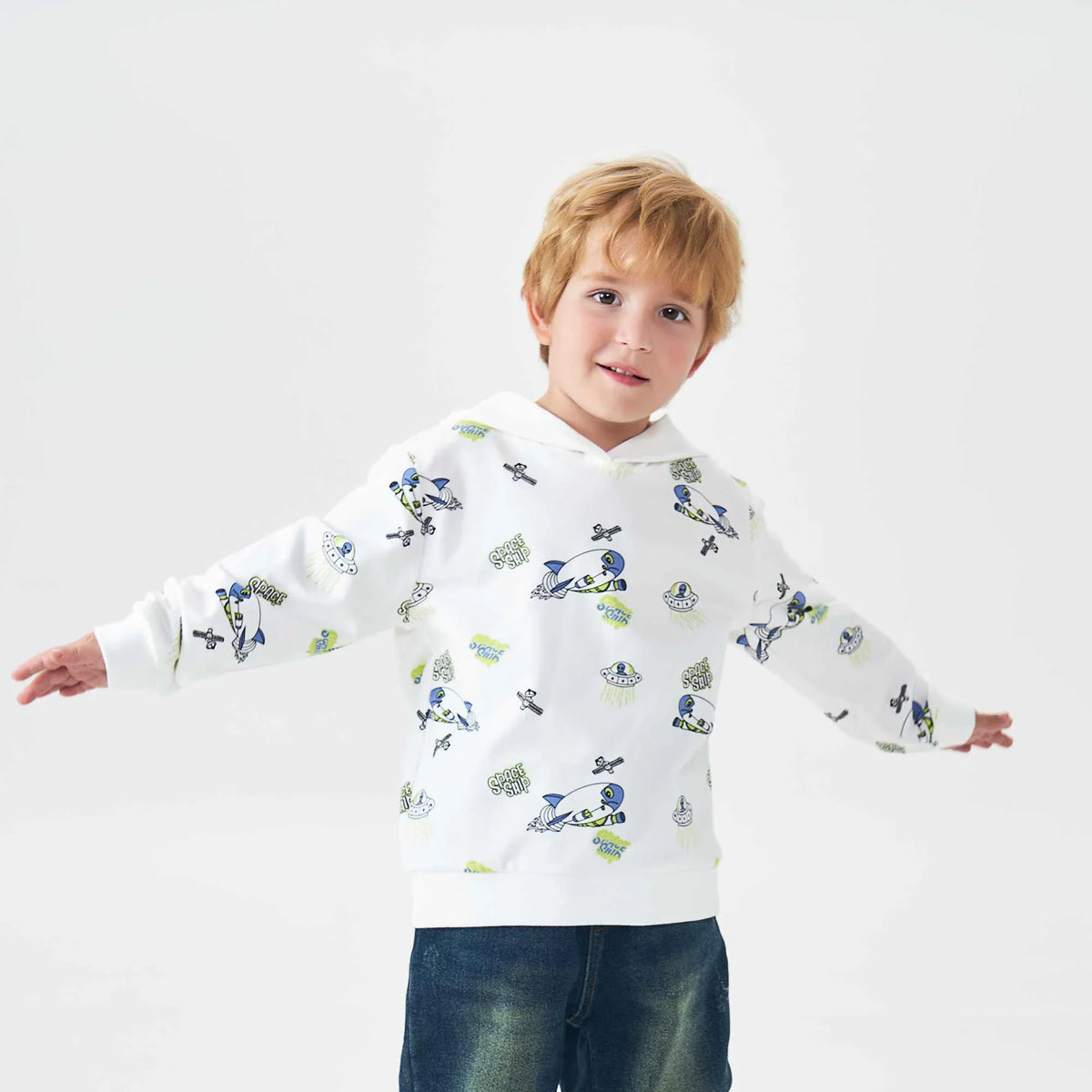 printed fashion pullover for boys image