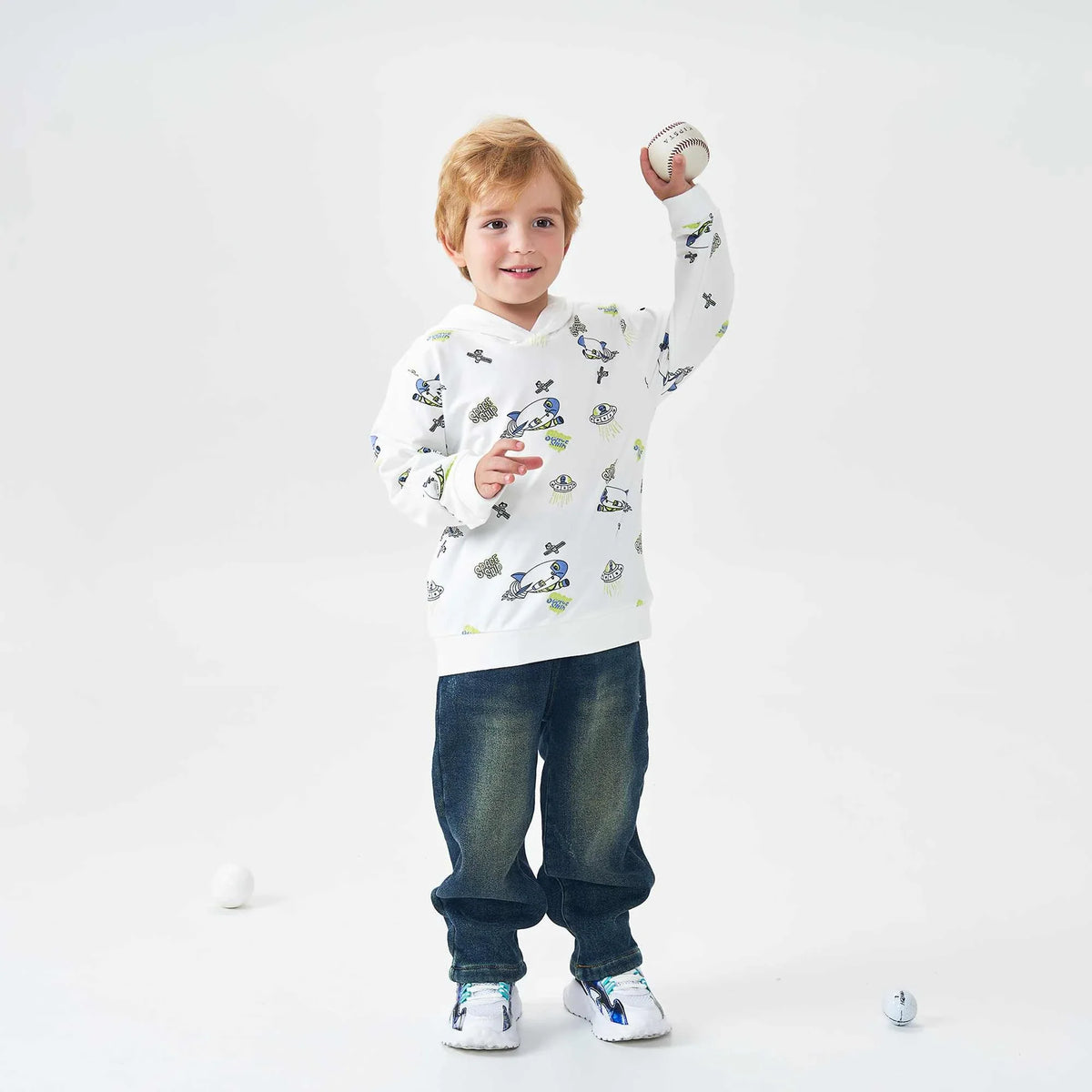 printed fashion pullover for boys image