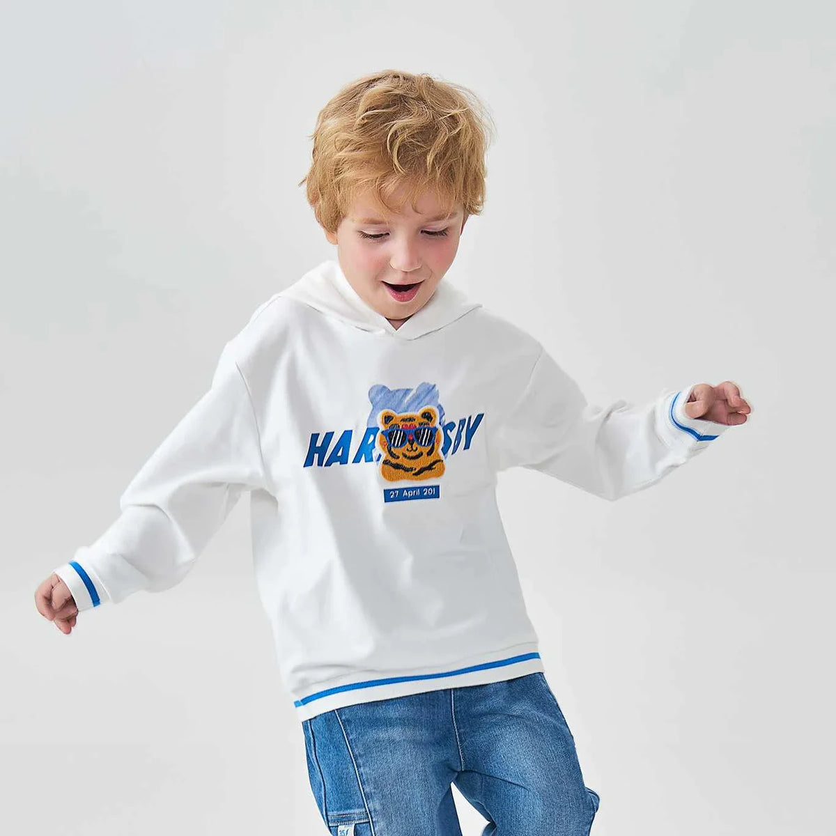 Printed Fashion Pullover For Boys Image