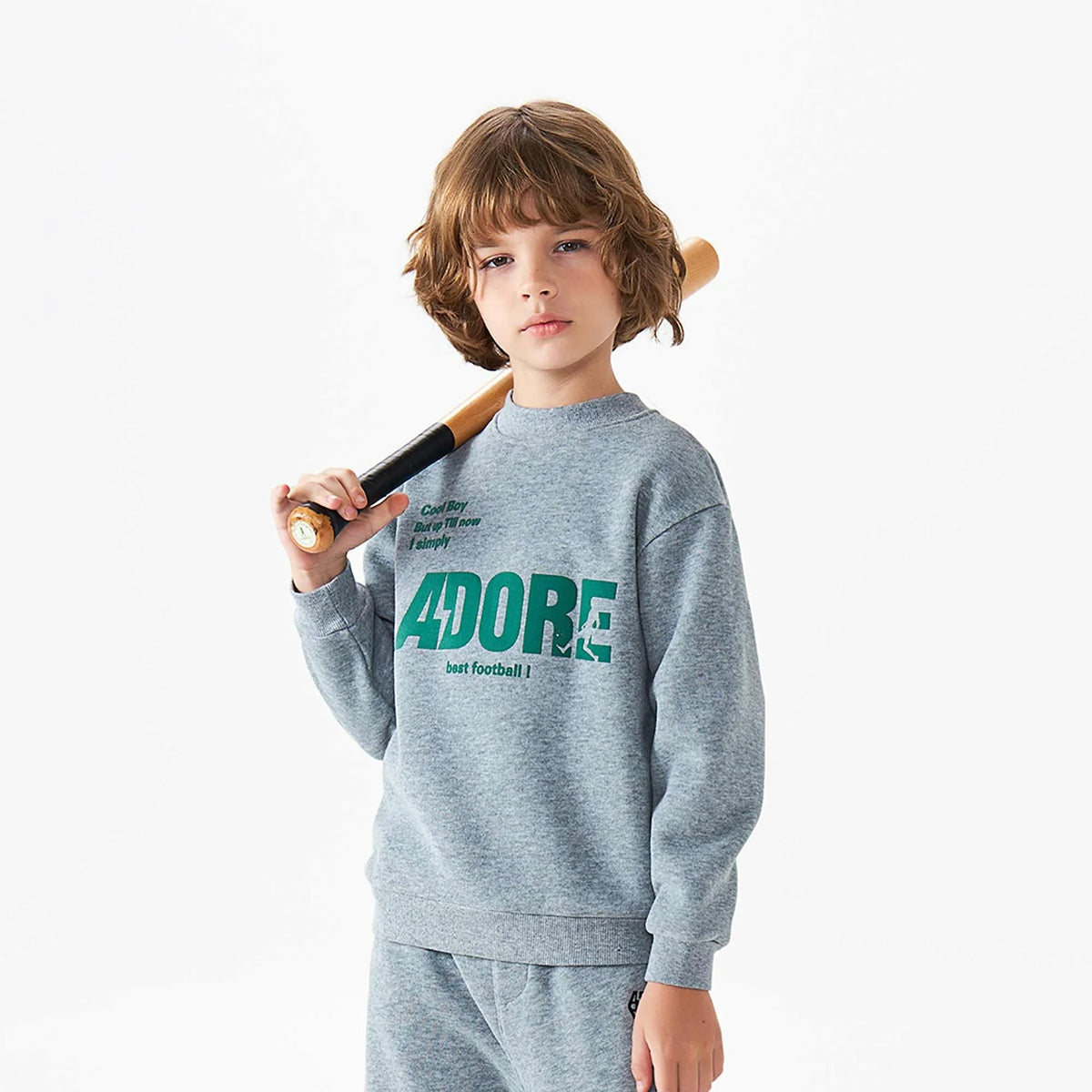 Printed Fashion Pullover For Boys 100 | 3Y Dark Gray 100 | 3Y,41.6,72.8,33.2, Image