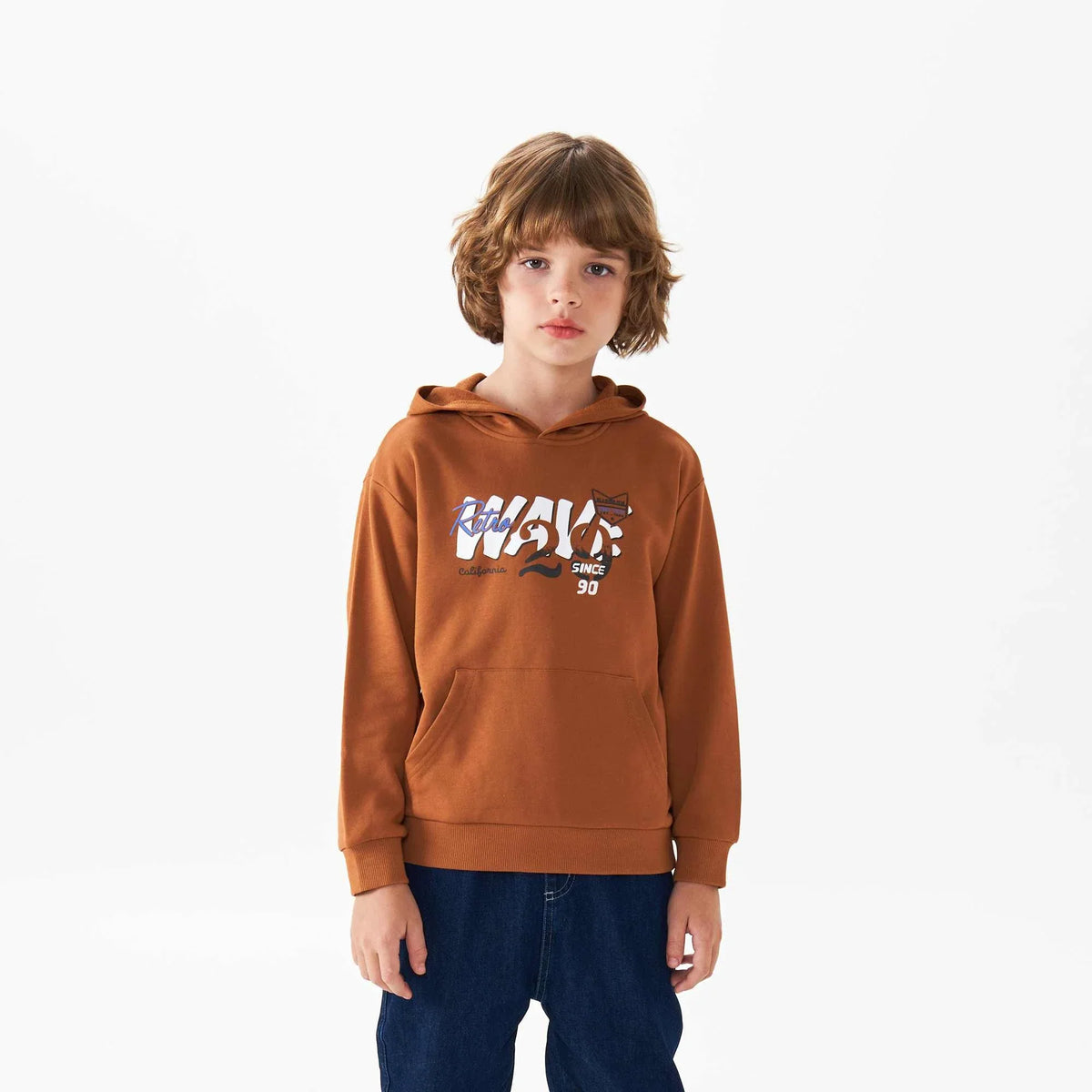 Printed Fashion Pullover For Boys 100 | 3Y Brown 100 | 3Y,40.1,73.2,32, Image