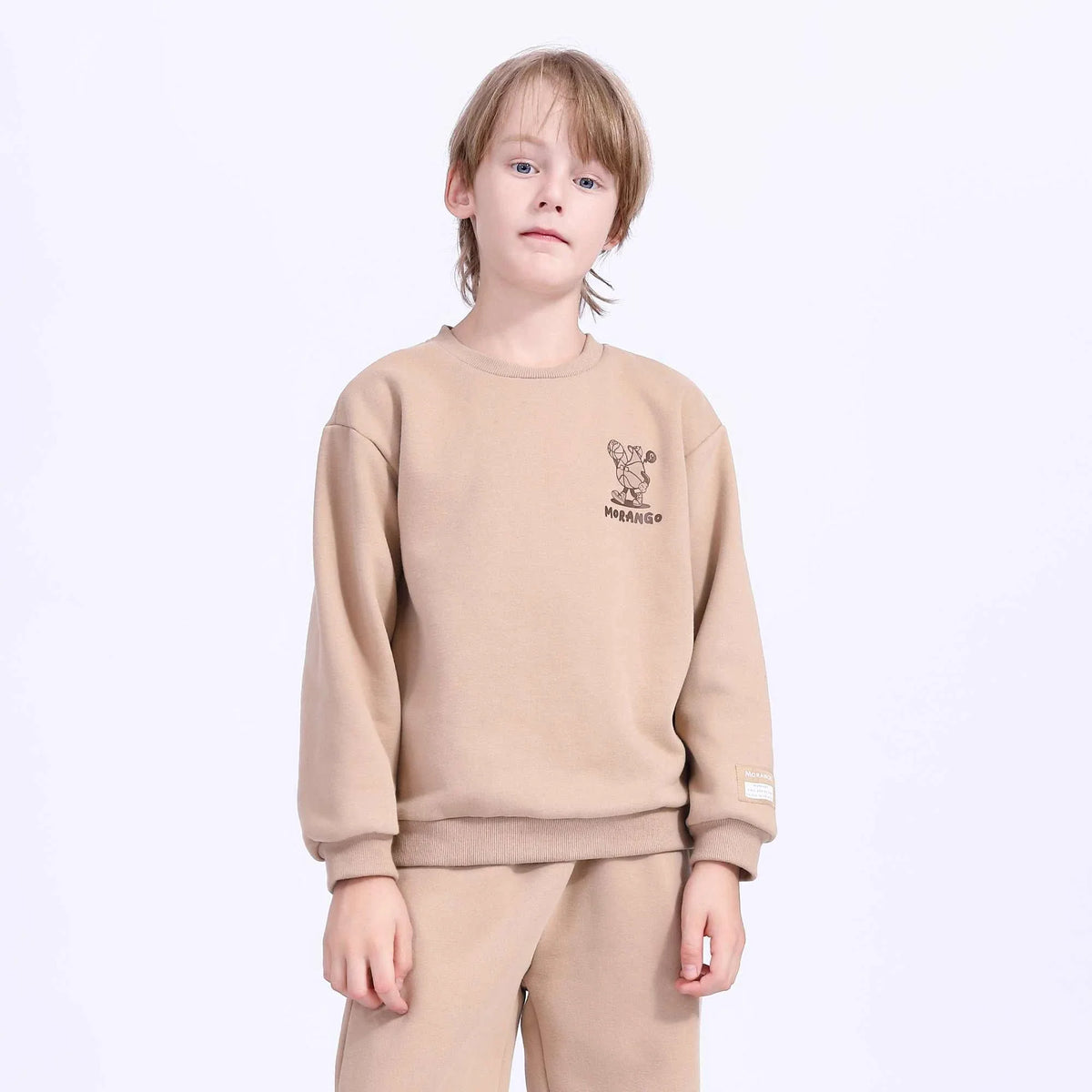 Printed Basic Pullover For Boys Image