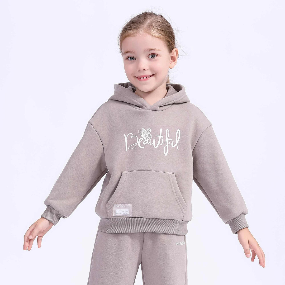 printed basic pullover for girls image