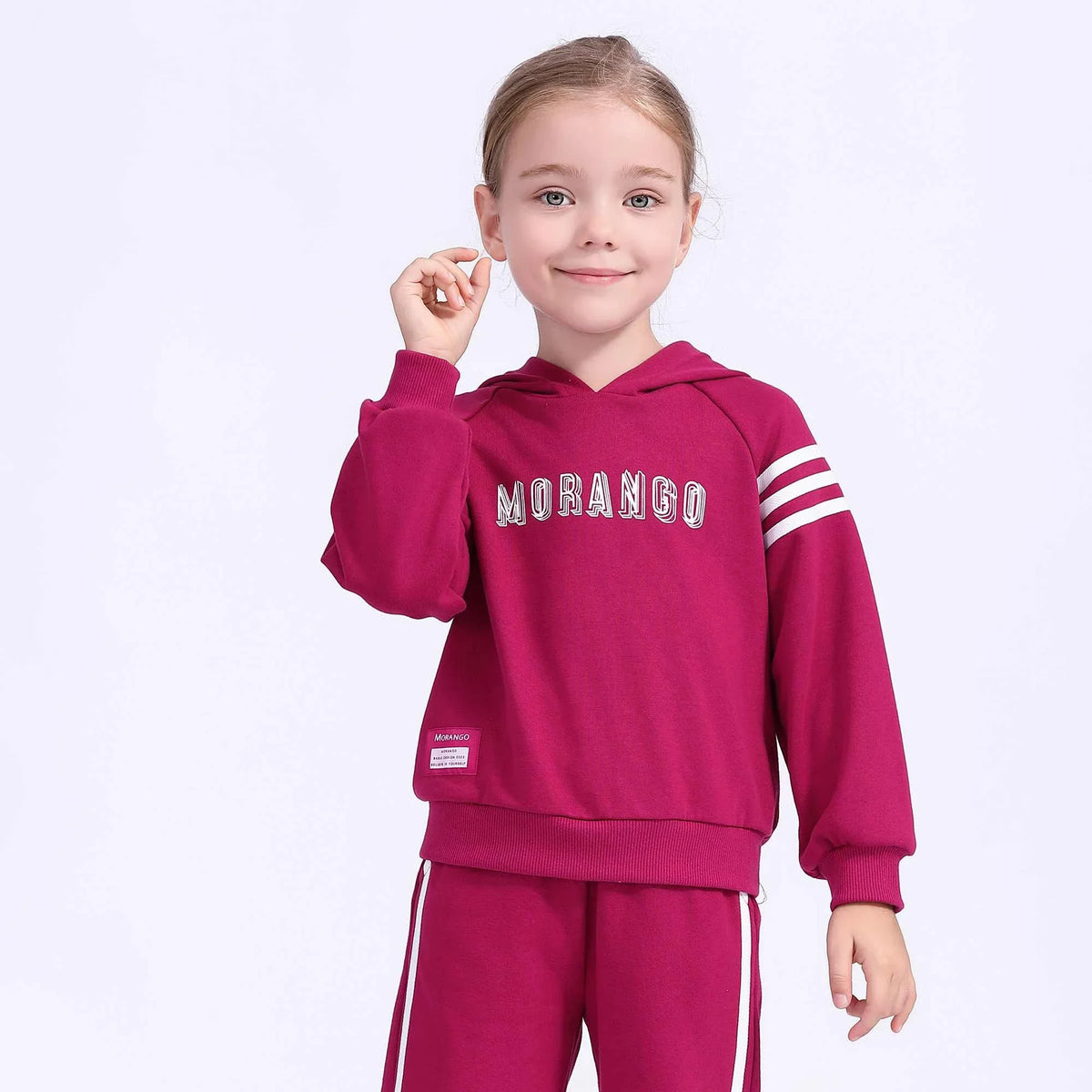 printed basic pullover for girls image