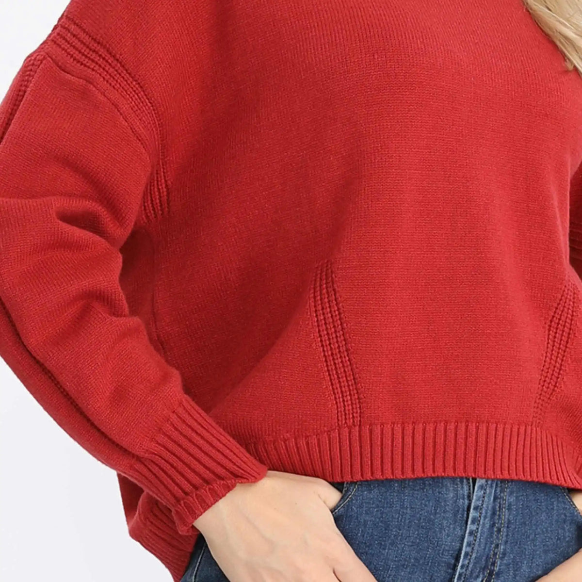 Plain Fashion Sweater For Women